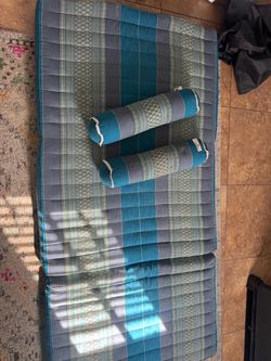 NRG Thai Massage Mat with Bolsters and carrying case