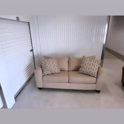 Comfy, Beige Sofa, Couch