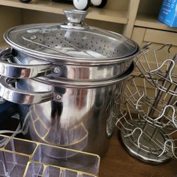 Stainless Steel Multi-tier Steamer Baskets And Plot