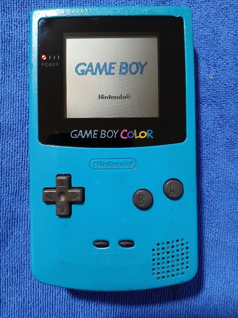 Nintendo Gameboy Color Teal. Works