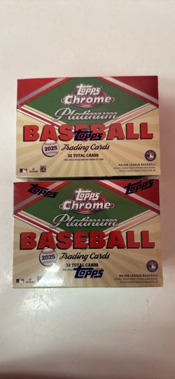 Topps Chrome Platinum Baseball 2025 Trading Cards