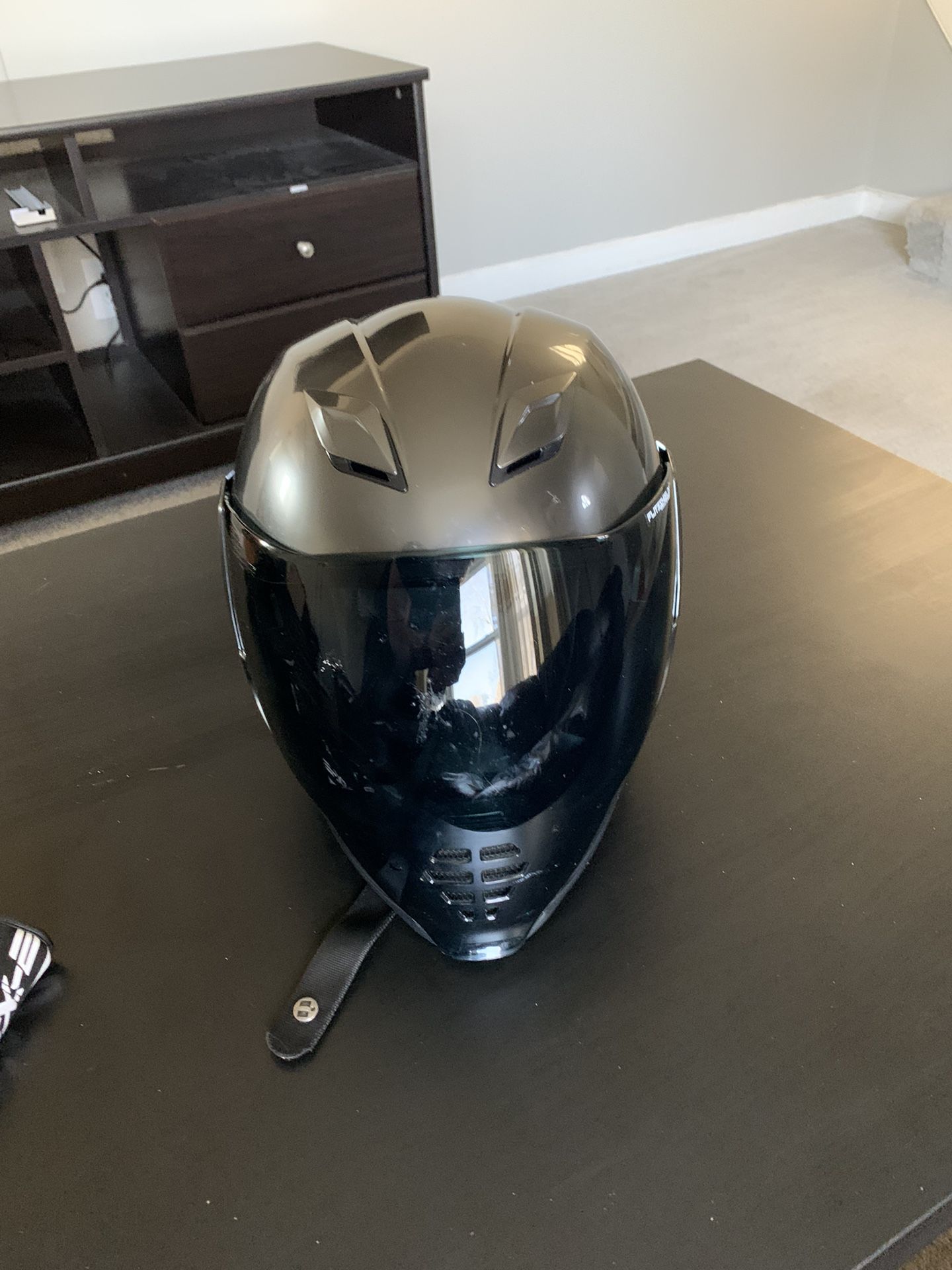 Alpine Star Motorcycle Helmet, Jacket, Gloves, And Boots