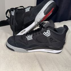 Jordan 4 Black Canvas (size 8.5)