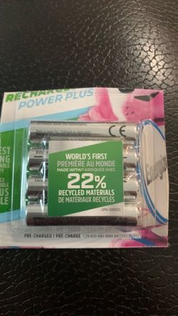 TRIPLE AAA RECHARGEABLE BATTERIES