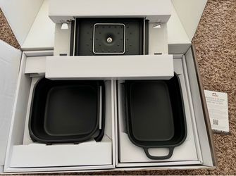 New in box Staub 4 piece set in matted black.