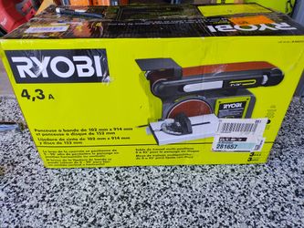 belt and disc sander ryobi