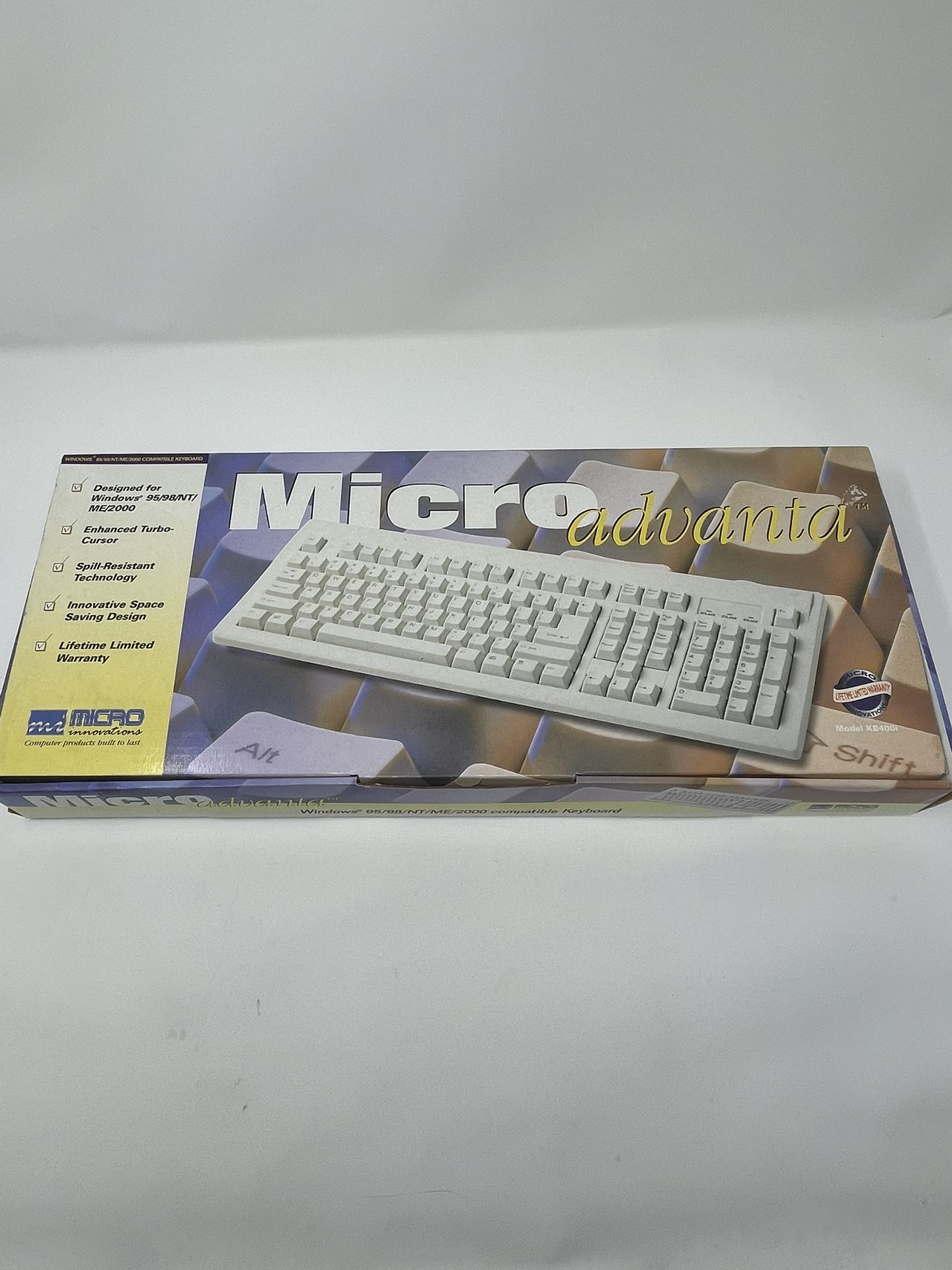 Vintage Micro Advanta Keyboard – New in Box – Windows 95/98/NT/ME/2000 Compatible