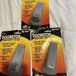 Big Foot Doorstop Heavy Duty set 3 (new)