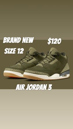 Air Jordan III 3 Brand New size 12