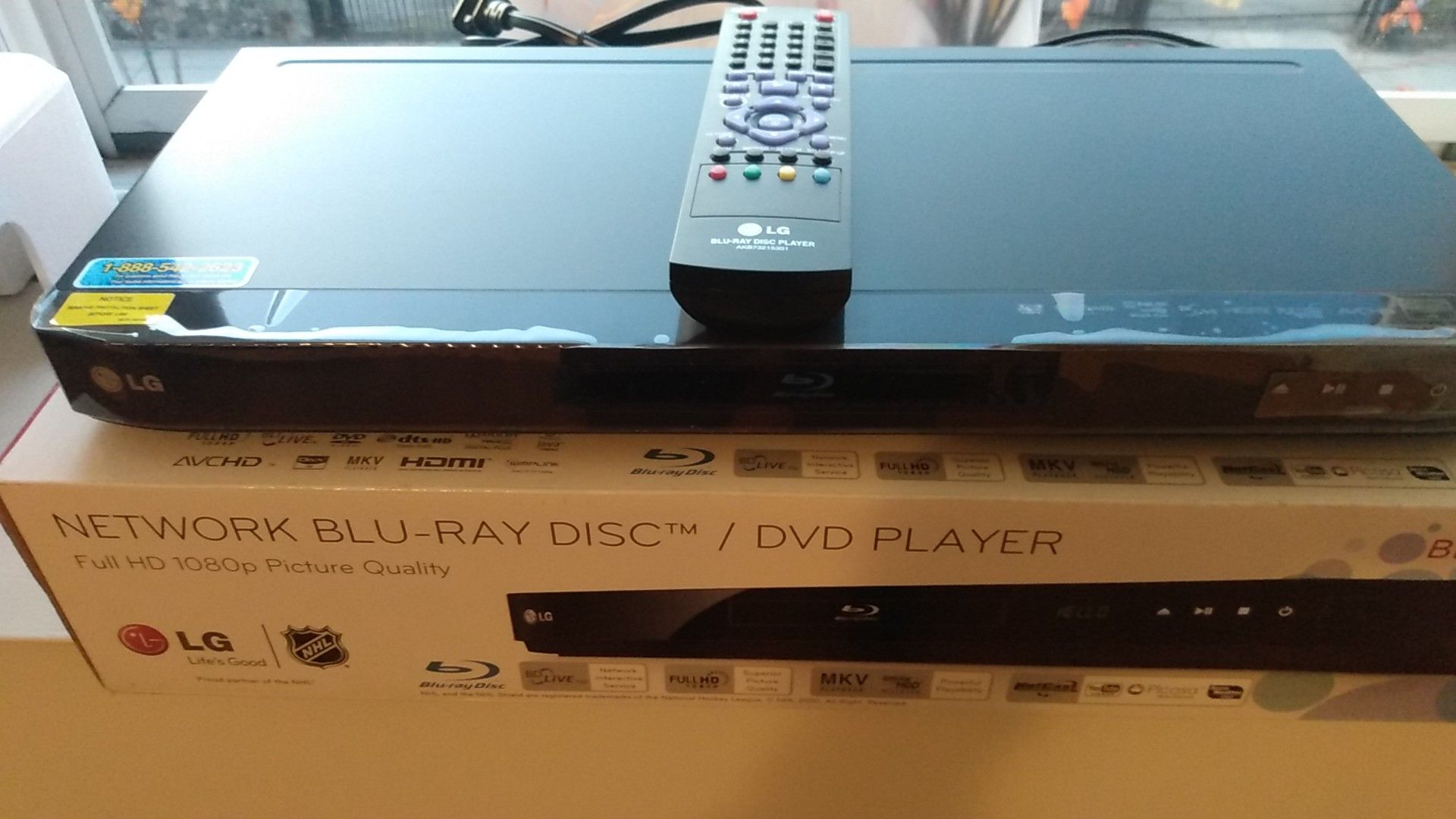 DVD PLAYER, LG NET WORK BLU-RAY DISC