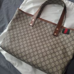 Gucci GG Plus Monogram Medium Signature Web Loop Tote