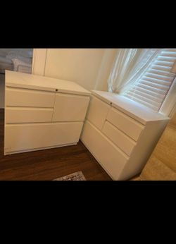 2 file cabinets