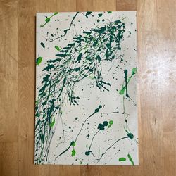 Iguana Splatter Painting