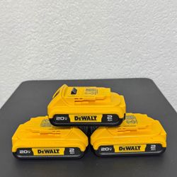 DEWALT 20v 2.0 battery 30 dollars… EACH …..