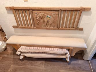 Bench w/ pillows