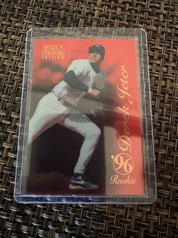 1996 Select Certified Red Derek Jeter ROOKIE #100 clean card !!!!