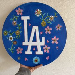 Dodgers Wooden Sign 