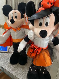 Disney collectible Halloween Minnie and Mickey Mouse