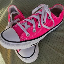 Hot Pink Converse Size 4 Mens 6 Womens