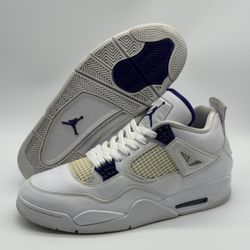 Nike Air Jordan 4 Retro Metallic Purple CT8527-115 Men’s Size 12 