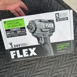 Brand New Flex 24-volt Variable Speed Brushless 1/2-in Drive Cordless Impact Wrench