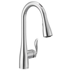 Moen
Arbor Chrome Single Handle Deck-mount Voice Activated Pull-down Kitchen Faucet with Sprayer