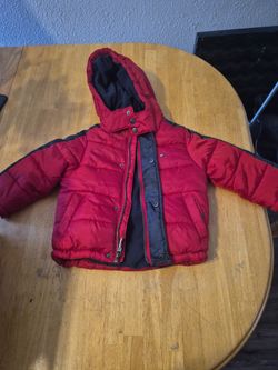 Tommy Hilfiger Kids Puffer Jacket Red