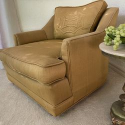 Vintage Mid Century Modern Gold Occasional Side Chair