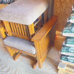 Glider Chair And Autumn 