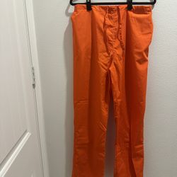 Natural Uniforms Scrub V-Neck Bottom Orange