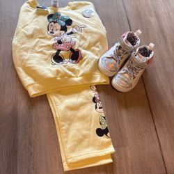 Mickey Mouse Outfit And Shoes 