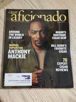 Cigar Aficionado Sept/Oct 2026 – Marvel Superstar Anthony Mackie Cover Edition!