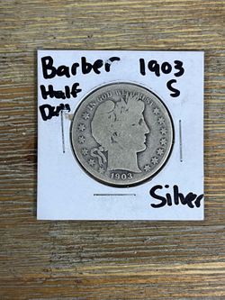 1903-S Barber Half Dollar Silver Coin