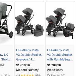 UppaBaby Double Stroller