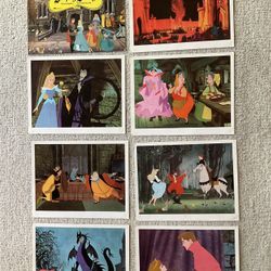 Original Vintage 1959 “Walt Disney’s Sleeping Beauty” Film Lobby Card Set of 8