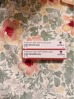 Tretinoin Gel  0.1% and 0.05%