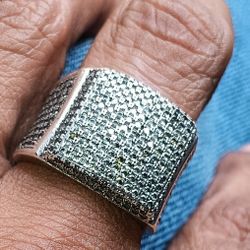 Men's Sterling Silver Fashion Ring