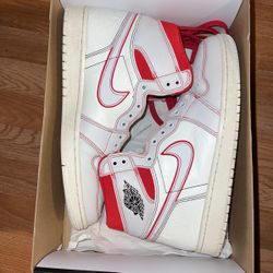 Jordan 1 Phantom Sz 10 Og Box And Extra Laces 8.5/10 Conditon Shoes Are Made With Pre Creasing 