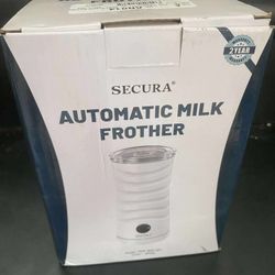Secura Electric Milk Frother Automatic Milk Steamer, Hot & Cold Foam, MMF-809-WH