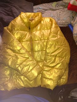 Selling Yellow Fluffy Jacket Size 3X