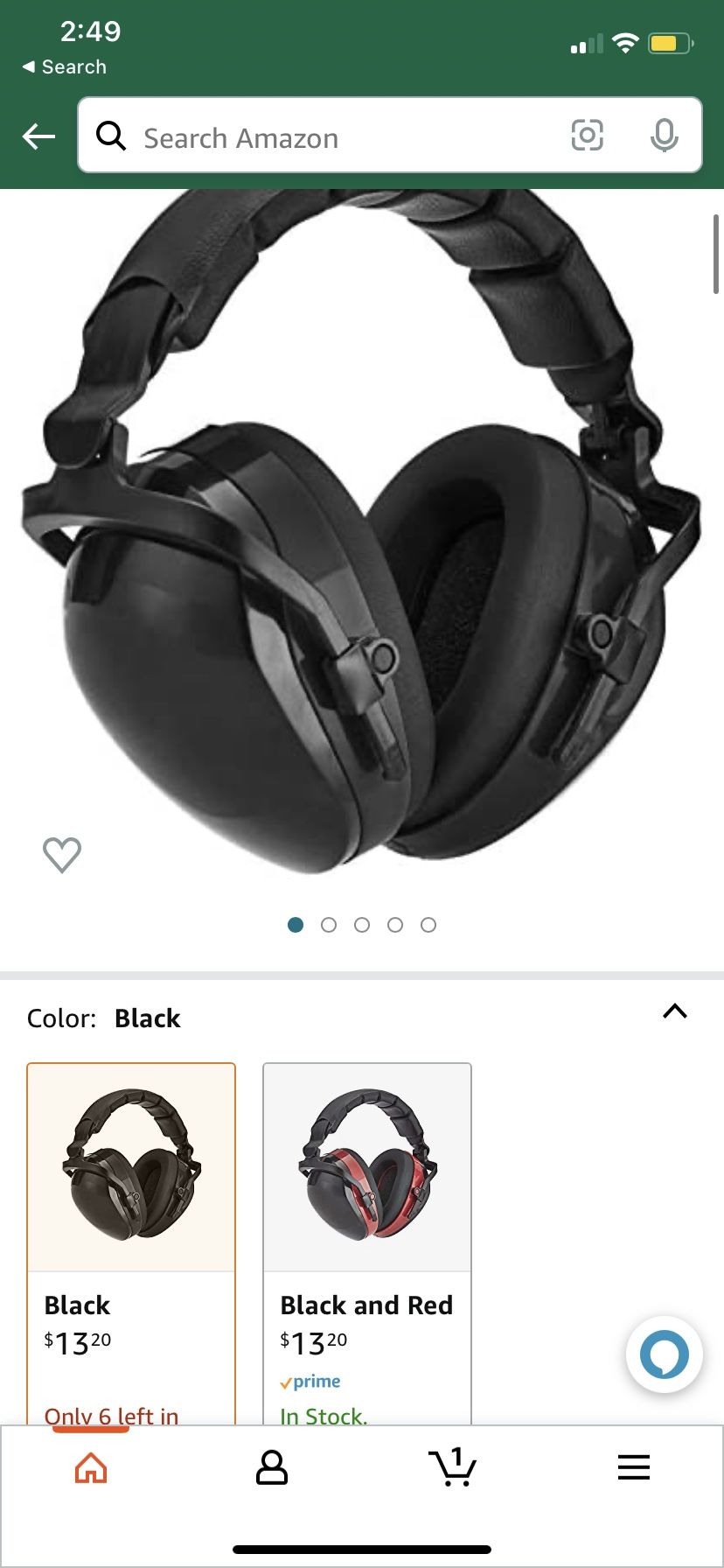 Noise Reduction Ear Muffs