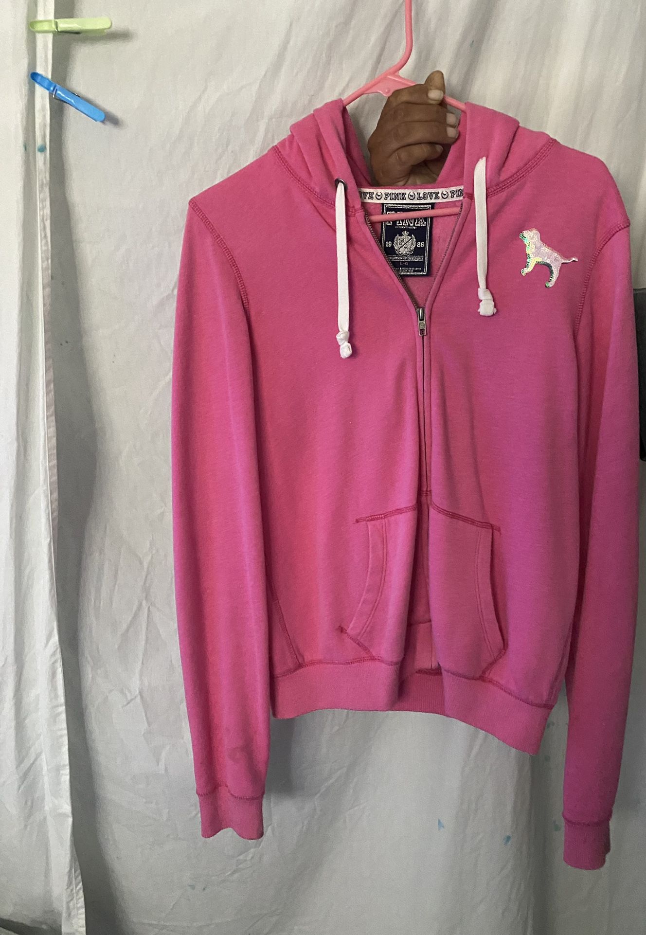 PInk Hoodie Size L