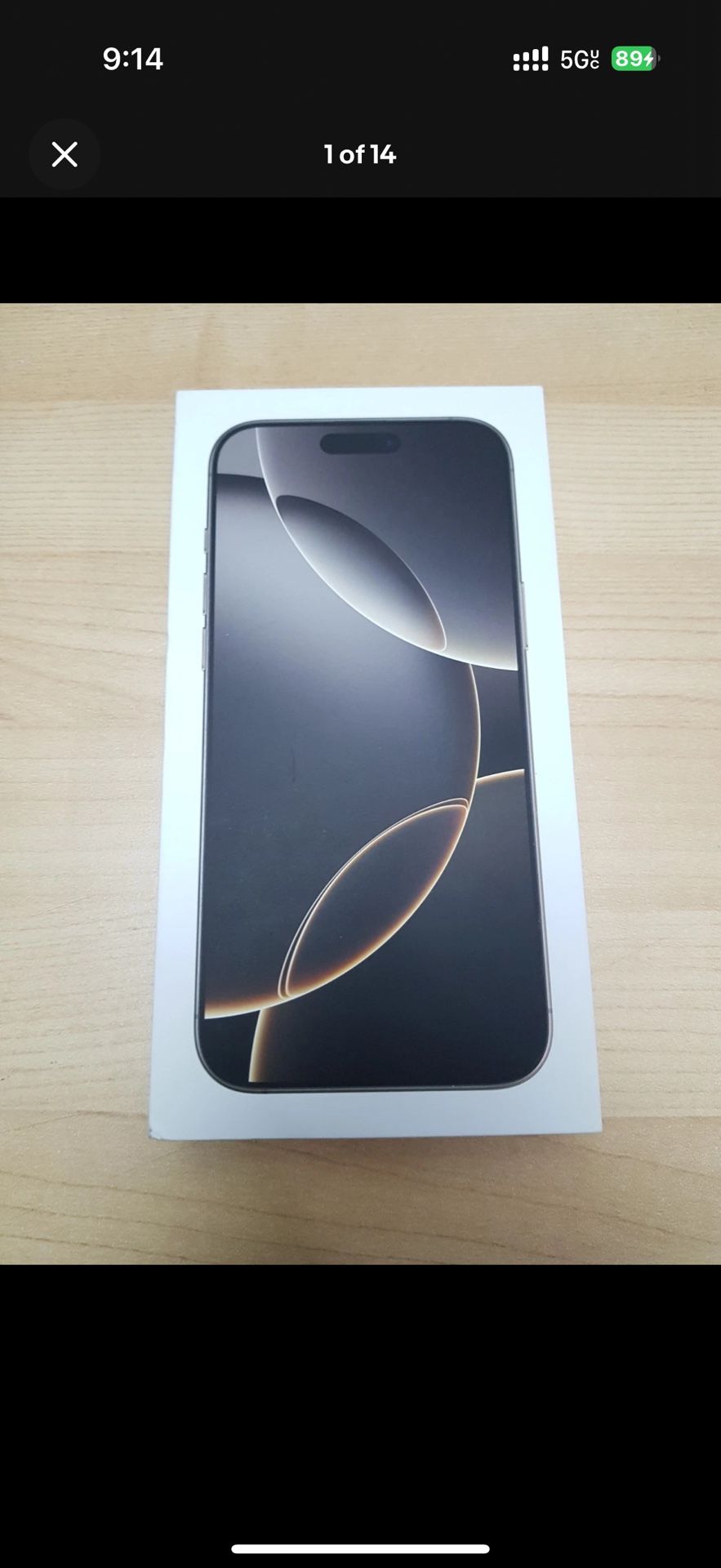 iPhone 16 Pro 128 GB Storage