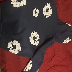 Denim Tears Hoodie Dark Blue