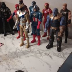 Marvel and DC Action Figures +More