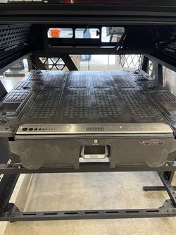 Decked bed storage system for 2005-2023 Toyota Tacoma with 5'1" bed