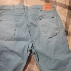 Levi's Mens Shorts/Size 40W/ Turquoise Light blue