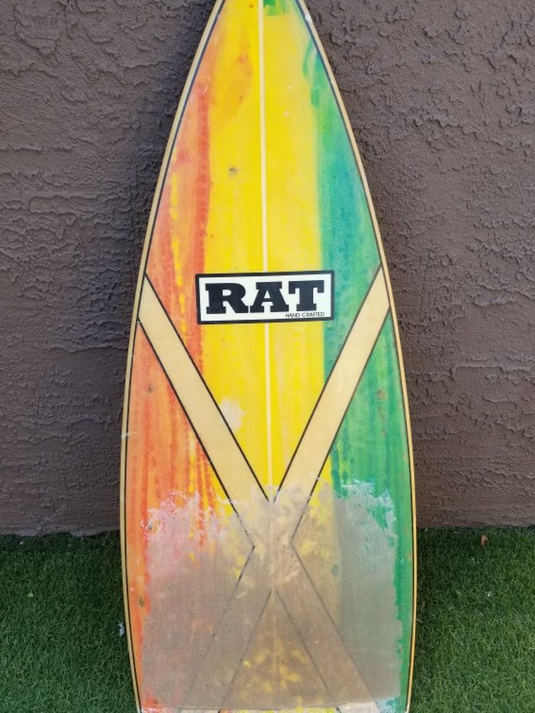 Surfboard Rat 45 1/2 X 18 Inches For Decoration Landscape Pool Decor