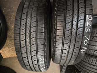 2 Tires 225.70.16 Phantom 99 % Tread Dot 4524