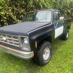 1977 Chevy K10 Scottsdale Pick Up